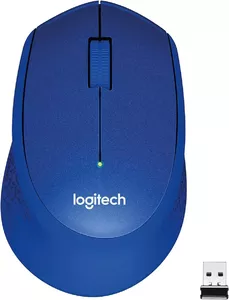 Мышь Logitech M331 Silent Plus (синий) фото