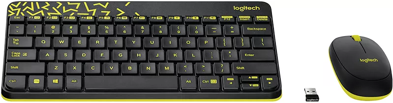 Беспроводной набор клавиатура + мышь Logitech MK240 Nano 920-008198 (черный) фото