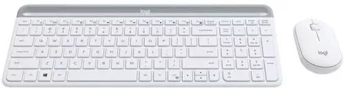 Клавиатура + мышь Logitech MK470 Slim Wireless Combo 920-009183 (белый, нет кириллицы) фото