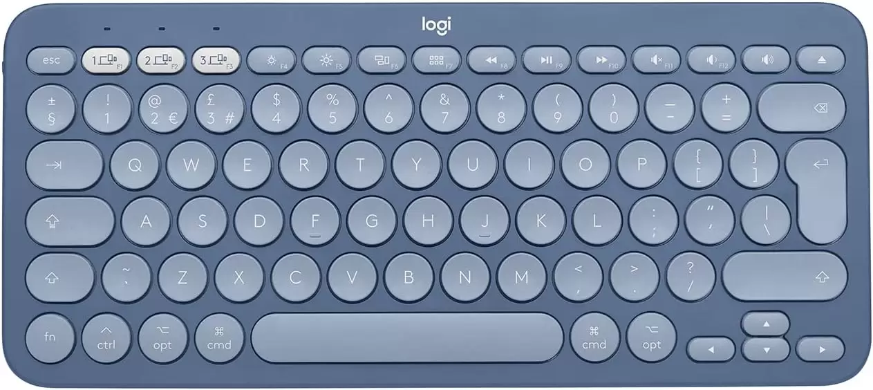 Клавиатура Logitech Multi-Device K380 Bluetooth for Mac 920-009729 (синий, нет кириллицы) фото