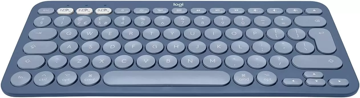Клавиатура Logitech Multi-Device K380 Bluetooth for Mac 920-009729 (синий, нет кириллицы) фото 4