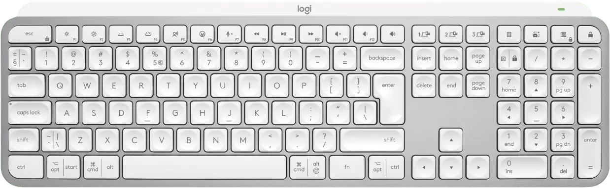 Logitech MX Keys S 920-011601 (светло-серый, с гравировкой)
