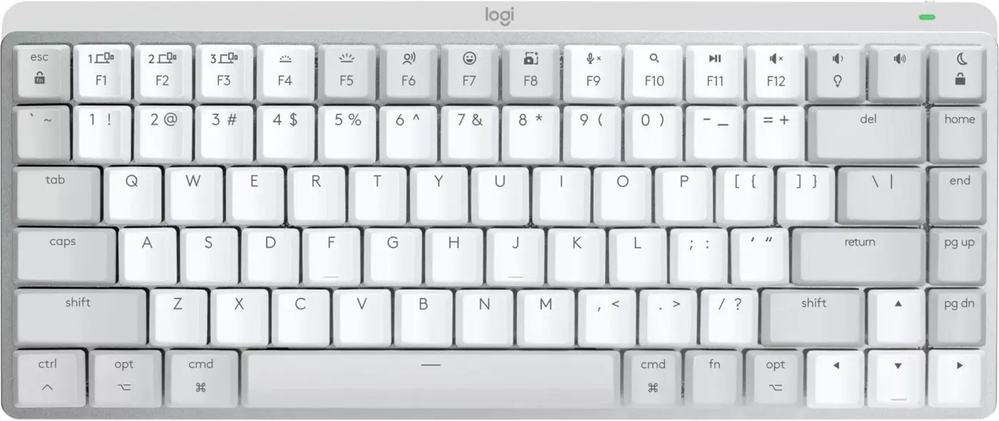 Logitech MX Mechanical Mini Tactile for Mac 920-010553 (белый/светло-серый, нет кириллицы)