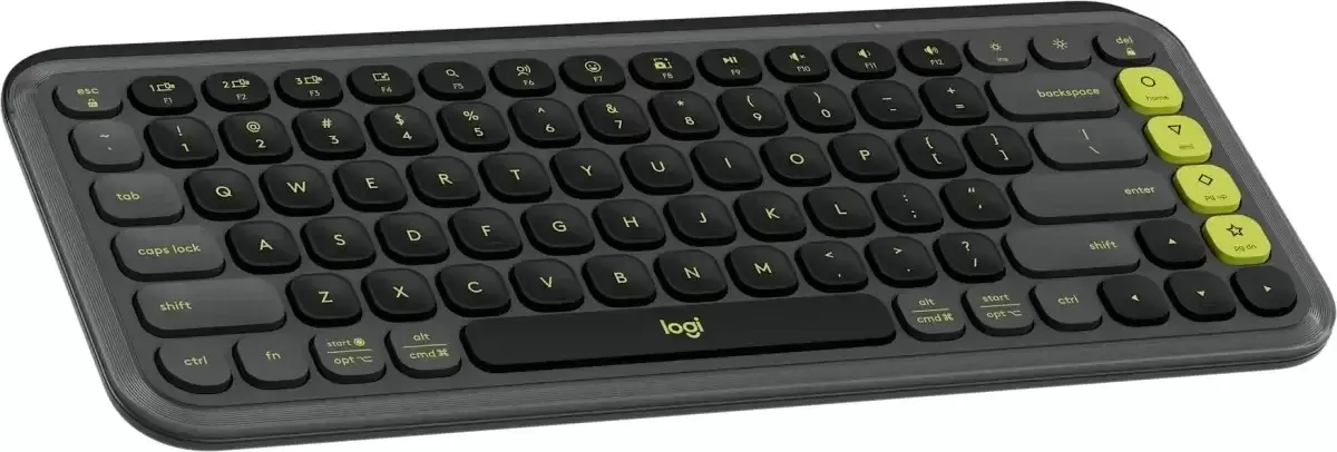 Клавиатура Logitech Pop Icon Keys 920-013087 (графитовый/зеленый, с гравировкой) фото 5