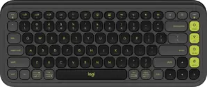 Клавиатура Logitech Pop Icon Keys 920-013087 (графитовый/зеленый, с гравировкой) фото