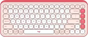 Logitech Pop Icon Keys 920-013089 (розовый/белый, с гравировкой)
