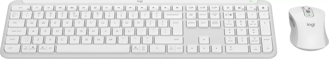 Офисный набор Logitech Signature Slim Combo MK950 920-012491 (белый, нет кириллицы) фото