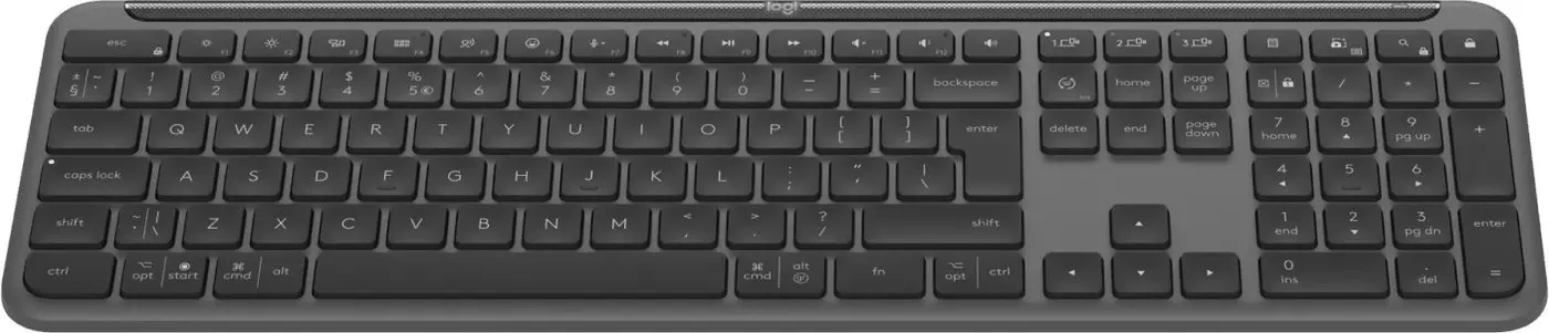 Клавиатура Logitech Signature Slim K950 920-012434 (графитовый, с гравировкой) фото 2