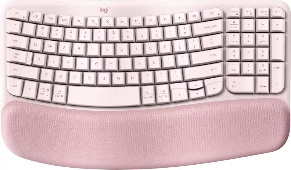 Logitech Wave Keys 920-012281 (розовый, нет кириллицы)