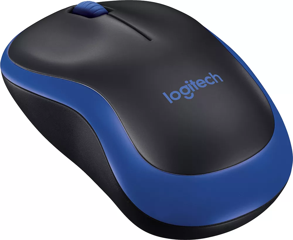 Компьютерная мышь Logitech Wireless Mouse M185 Black/Blue фото 3