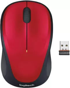 Мышь Logitech Wireless Mouse M235 Red (910-002497) фото