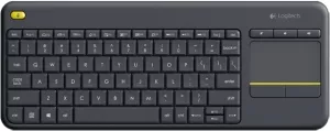 Клавиатура Logitech Wireless Touch Keyboard K400 Plus Black фото