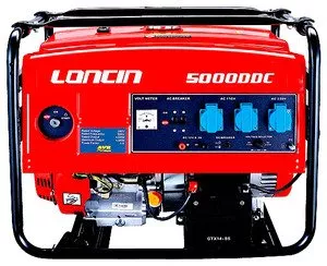 Бензогенератор Loncin LC5000DC фото