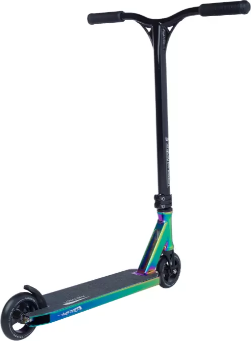 Самокат трюковый LONGWAY Metro 110mm AL IHC 3.2кг NEW 2025 BN черный/неохром фото