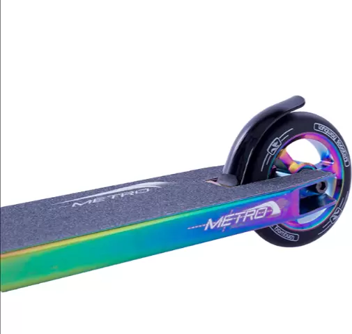 Самокат трюковый LONGWAY Metro 110mm AL IHC 3.2кг NEW 2025 FN FullNeochrome фото