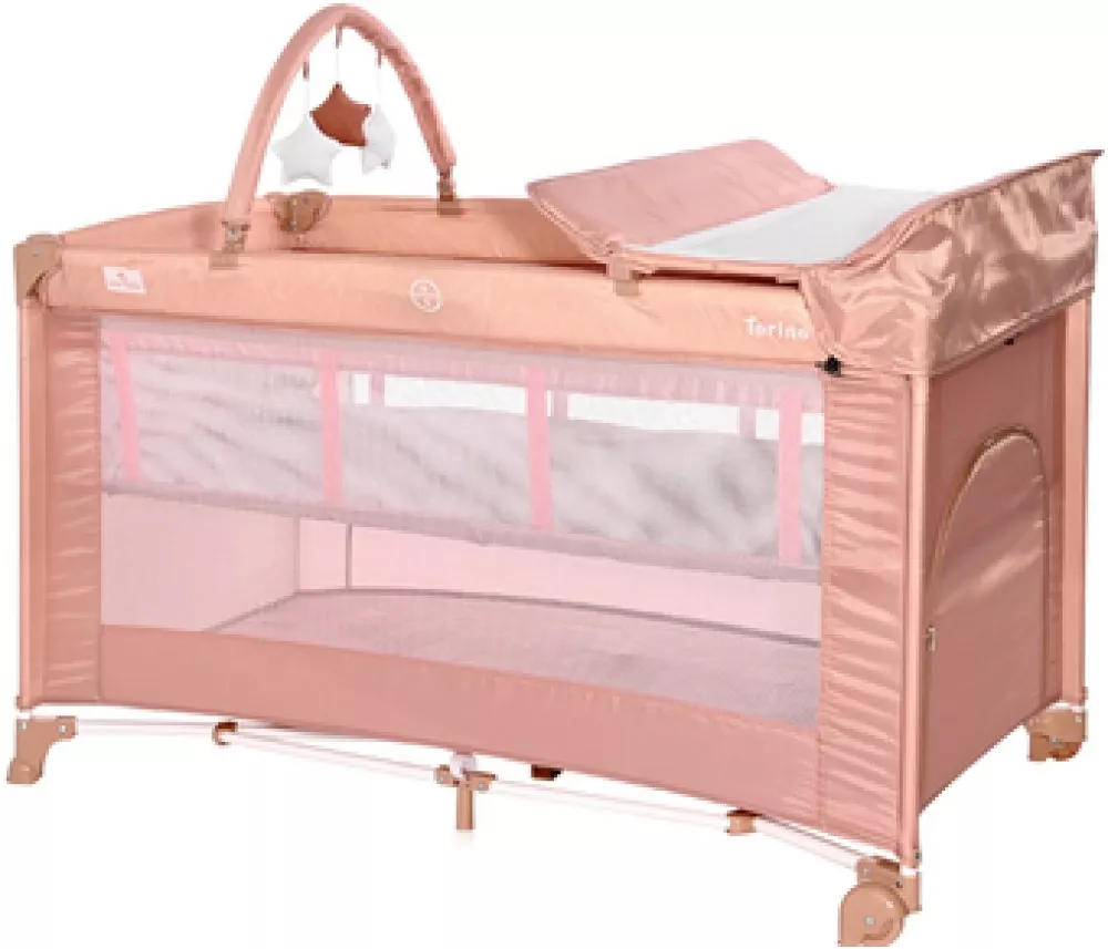 Манеж-кровать Lorelli Torino 2 Plus (misty rose) фото