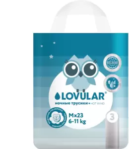 Lovular Hot Wind M 6-11 кг (23 шт)