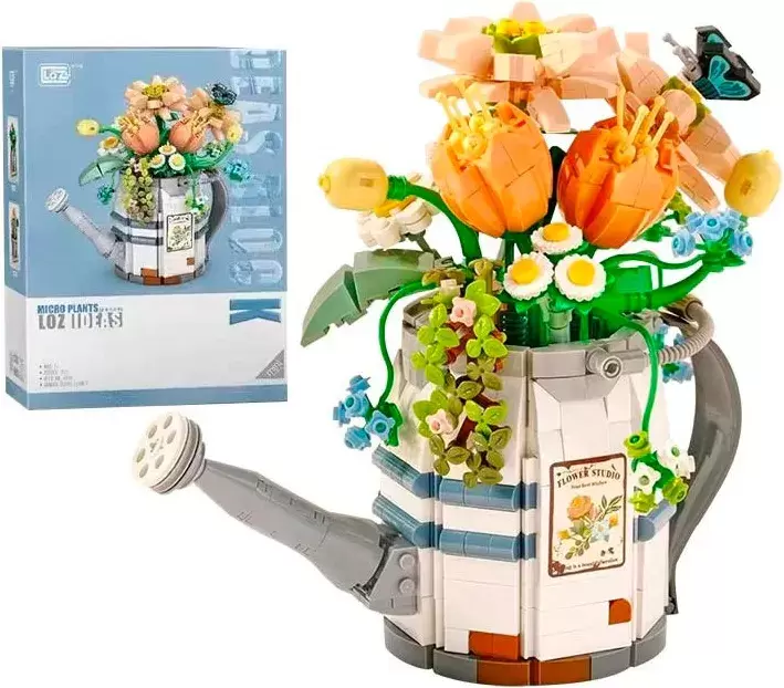 Микроконструктор LOZ Растения в лейке 1936 фото