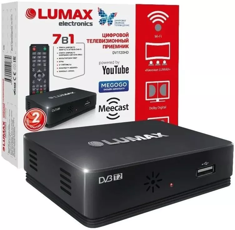 Приемник цифрового ТВ Lumax DV1120HD фото 4