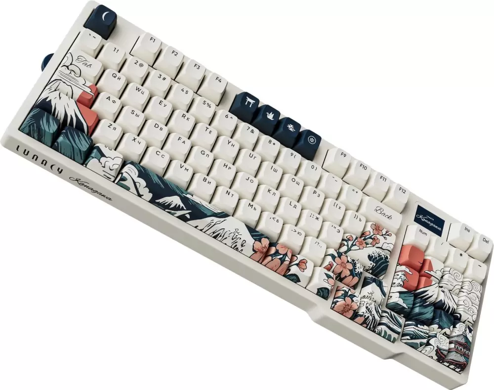 Клавиатура Lunacy Kanagawa (бежевый, g3ms Diamond) фото