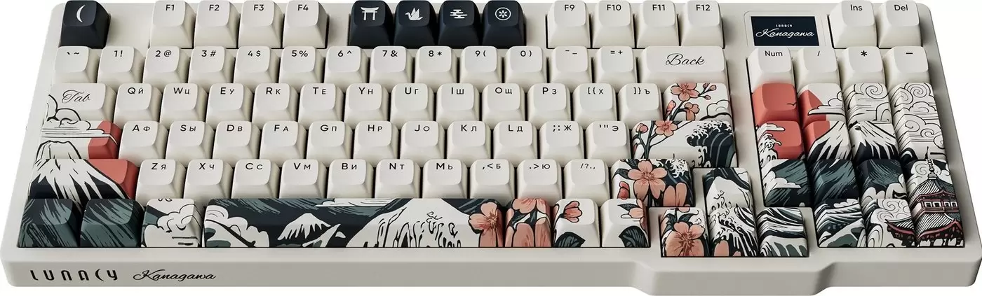 Клавиатура Lunacy Kanagawa (бежевый, g3ms Diamond) фото