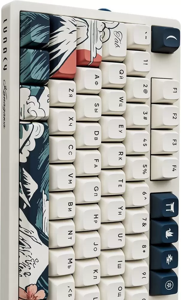 Клавиатура Lunacy Kanagawa (бежевый, g3ms Diamond) фото