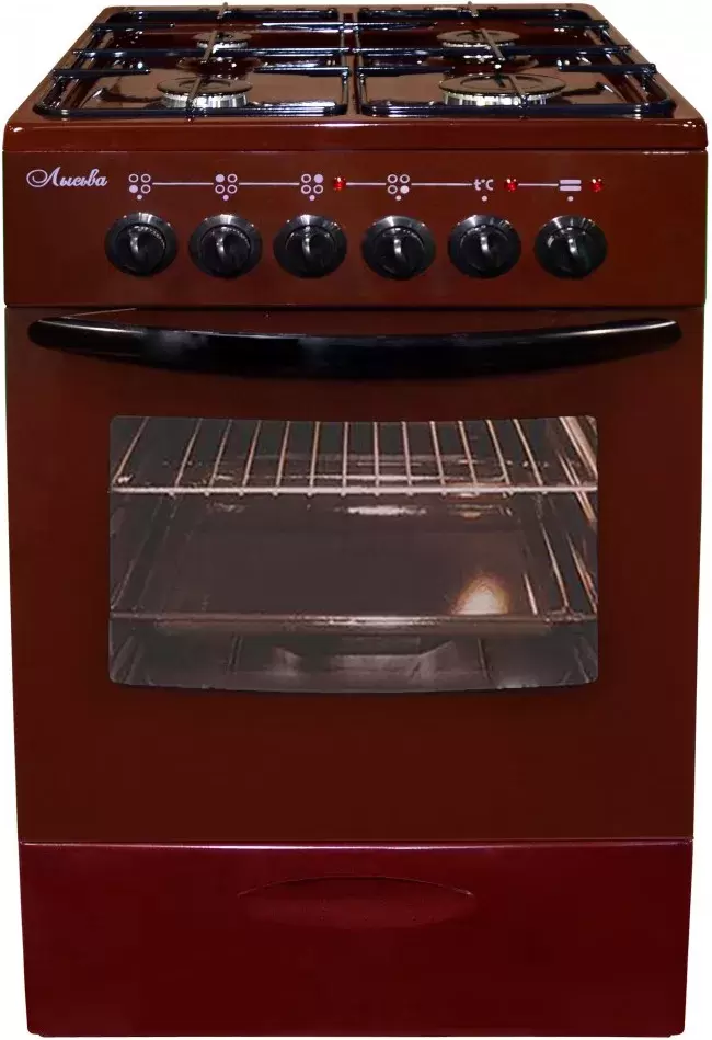 Лысьва ЭГ 401 МС-2у (стеклянная крышка, коричневый)