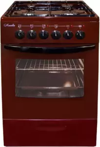 Лысьва ЭГ 401 МС-2у (стеклянная крышка, коричневый)