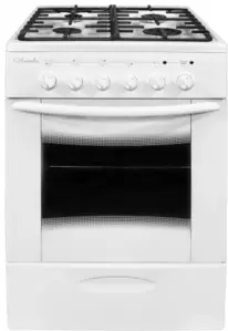 Кухонная плита Лысьва ЭГ 404 МС-2у (без крышки, решетка чугун, белый)
