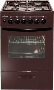 Кухонная плита Лысьва ЭГ 404 МС-2у (без крышки, решетка чугун, коричневый)