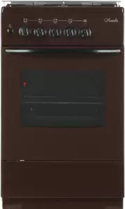 Кухонная плита Лысьва ГП 400 М2С-2у (стеклянная крышка, коричневый) фото