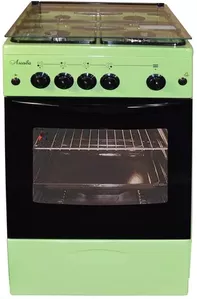 Кухонная плита Лысьва ГП 400 МС-2у (зеленый, стеклянная крышка) фото