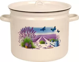 Кастрюля Лысьвенские эмали Лето в Провансе С-1621/4 ЖмЭК фото