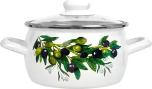 Кастрюля Лысьвенские эмали Оливковая ветвь С-4213 САП2/4 фото