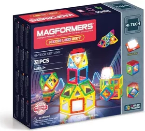 Конструктор магнитный Magformers Neon LED Set / 709007 фото