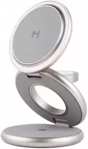 Беспроводное зарядное Magssory Disc Signature Edition 3 в 1 для Apple WCH033 (титановый) фото