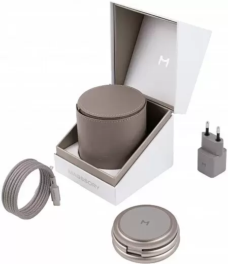 Беспроводное зарядное Magssory Disc Signature Edition 3 в 1 для Samsung WCH053 (титановый) фото