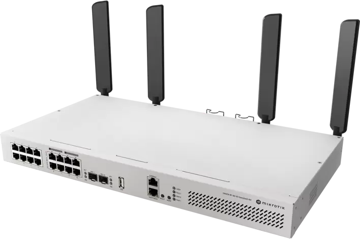 Управляемый коммутатор 3-го уровня MikroTik CRS418-8P-8G-2S+5axQ2axQ-RM фото 2