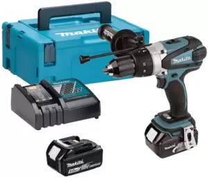 Дрель-шуруповерт аккумуляторная Makita DHP458RTJ фото