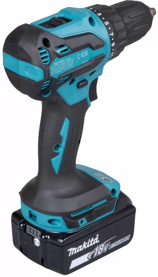 Ударная дрель-шуруповерт Makita DHP490SF1J фото