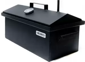 Коптильня Manko двухъярусная с гидрозатвором малая 470х240х250 2 фото