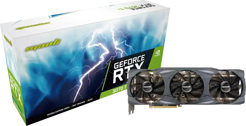 Видеокарта Manli GeForce RTX 3070 Ti 8GB GDDR6X M-NRTX3070TI/6RGHPPPV3-M3514-1 (M3514-1+N612) фото 6