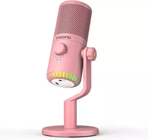 Проводной микрофон Maono DM30 (розовый) фото