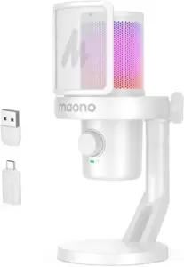 Проводной микрофон Maono DM40 (белый) фото
