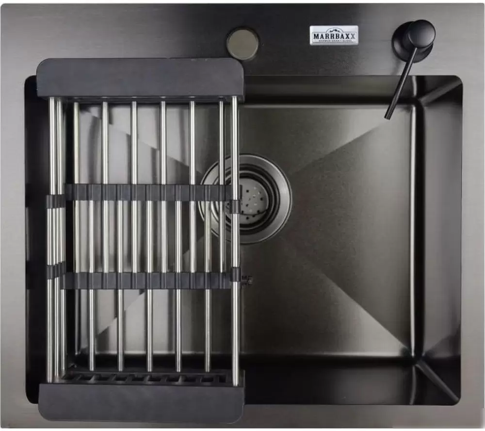 Кухонная мойка Marrbaxx B5040-R (стальной/нержавеющая сталь) фото