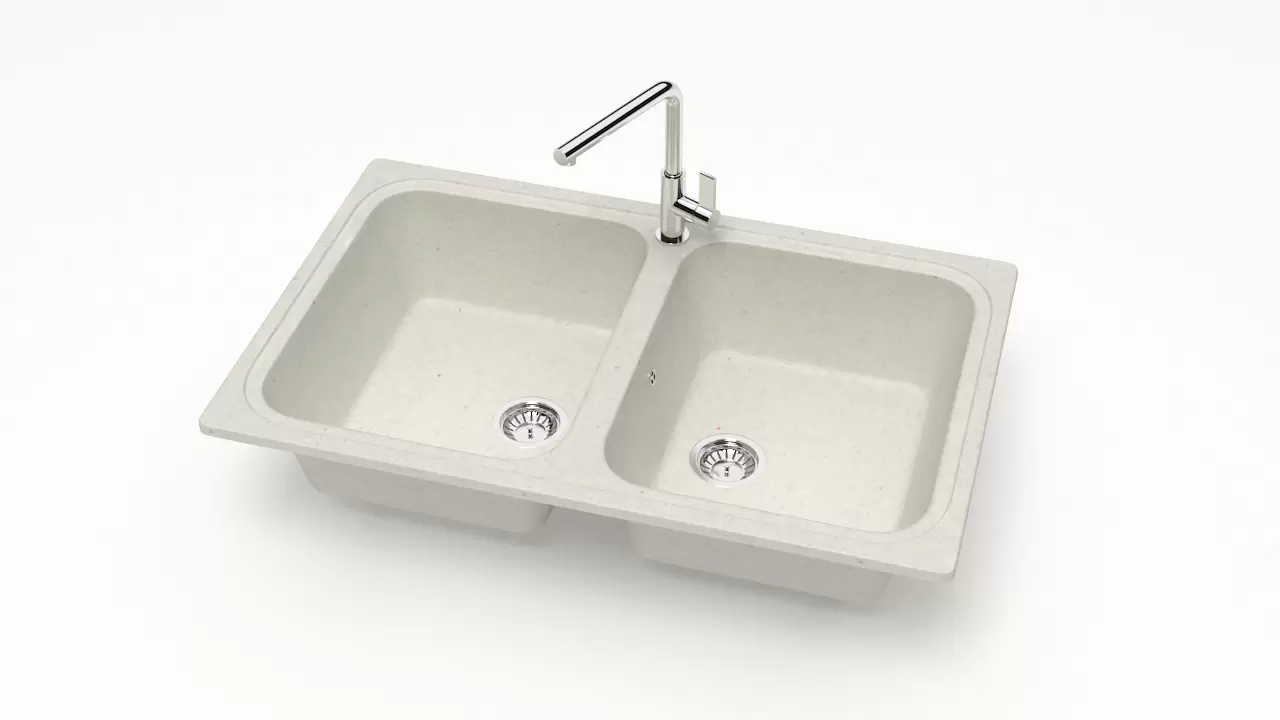 Кухонная мойка Marrbaxx Карельский камень модель 20/Q7 (хлопок) фото