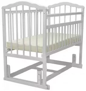 Детская кроватка Массив Гном 5 (белый) фото