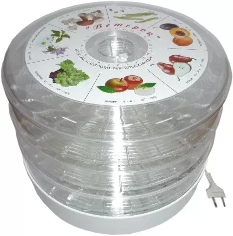 Спектр-Прибор Ветерок ЭСОФ2-0.5/220 (3 поддона, прозрачный)