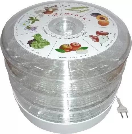 Сушилка для овощей и фруктов Спектр-Прибор Ветерок ЭСОФ2-0.5/220 (5 поддонов, прозрачный) фото