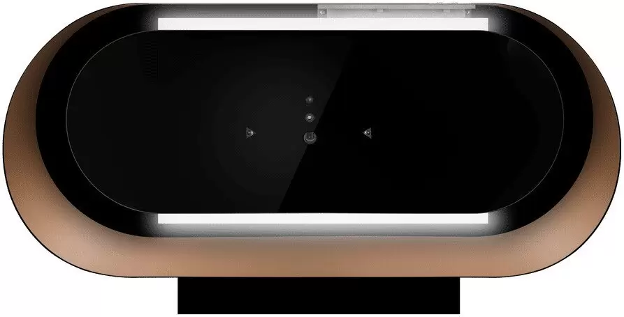 Кухонная вытяжка MAUNFELD Guna 60 (черный антрацит с золотом) фото